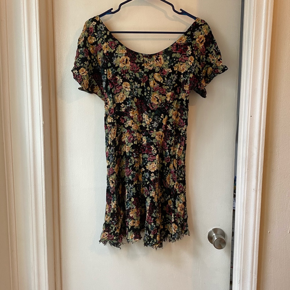 Vintage Grunge Flower Dress - Picture 3 of 3